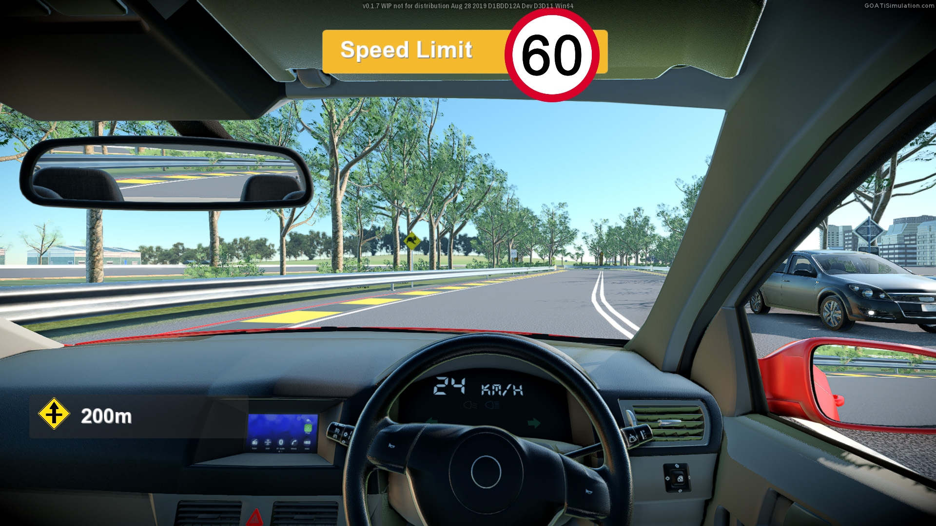 VR Driving Simulator - Country Road